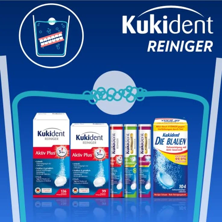 Haftcreme Haftschutz für die Dritten Zahnersatz Gebiss 6 x 40 g - Kukident – Bild 7