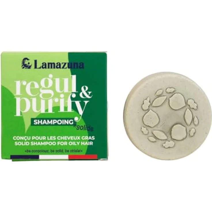 Lamazuna Festes Shampoo, 55 g, natürlich, vegan, sulfatfrei – Bild 1