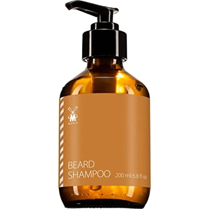 MÜHLE BEARDCARE – Bart-Shampoo – Flüssige Bartseife zur täglichen Bartpflege und Bart-Reinigung - vegan - 200 ml Inhalt – Bild 1