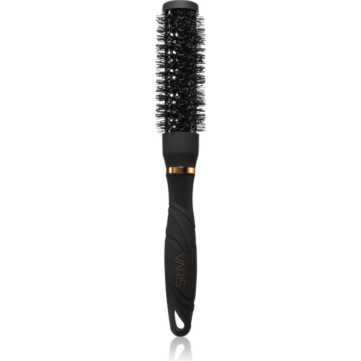 VARIS Nylon Brush Rundbürste Extra Small 22 mm 1 St., Haarbürste für Damen mit rutschfestem Griff und hohler Form, VARIS