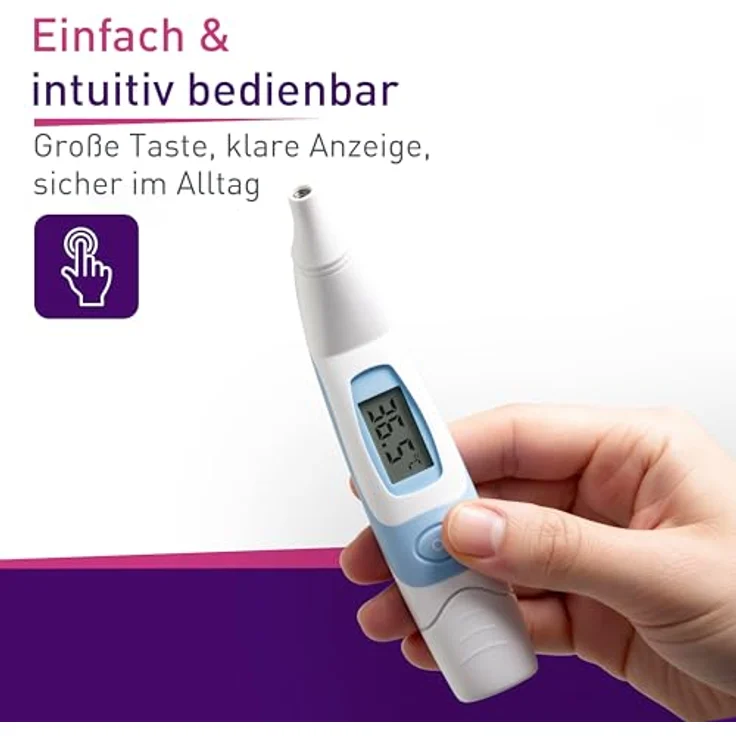 Berührungsloses Ohr-Thermometer SC 8172 zum kontaktlosen Fiebermessen – Bild 6