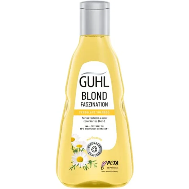 Guhl Blond Faszination Shampoo - Inhalt: 250 ml - Haartyp: blond, blondiert