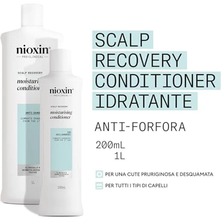 NIOXIN Scalp Recovery Moisturising Conditioner - Feuchtigkeitsspendender Balsam mit Aminosäuren, 200 ml – Bild 2