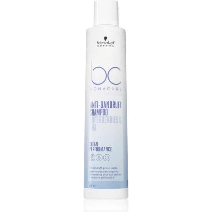 Schwarzkopf Professional BC Bonacure Scalp Shampoo gegen Schuppen, 250 ml, vegan, ohne Sulfate, für gesunde und gereinigte Kopfhaut