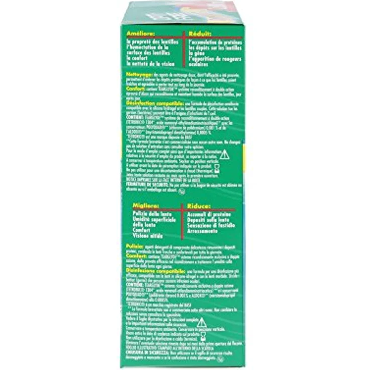 Opti Free Replenish Kontaktlinsen-Pflegemittel, Vorratspackung 2 x 300 ml All-in-One-Lösung zur Reinigung, Desinfektion & Aufbewahrung – Bild 3