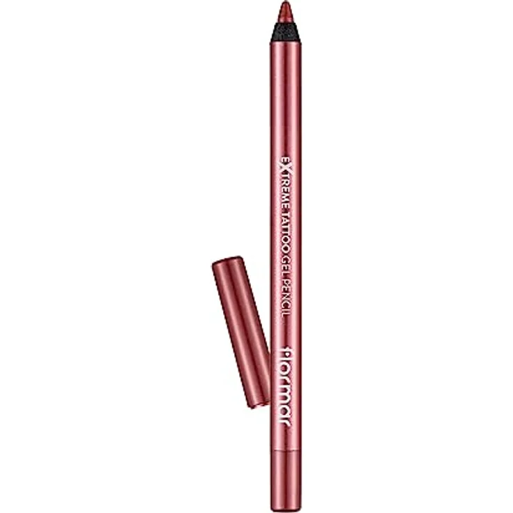 Flormar Extreme Tattoo Gel Pencil 009 Pink Star, hochpigmentierter Gel-Kajal, mattes Finish, wasserfest, langanhaltend, 1,2 g – Bild 1