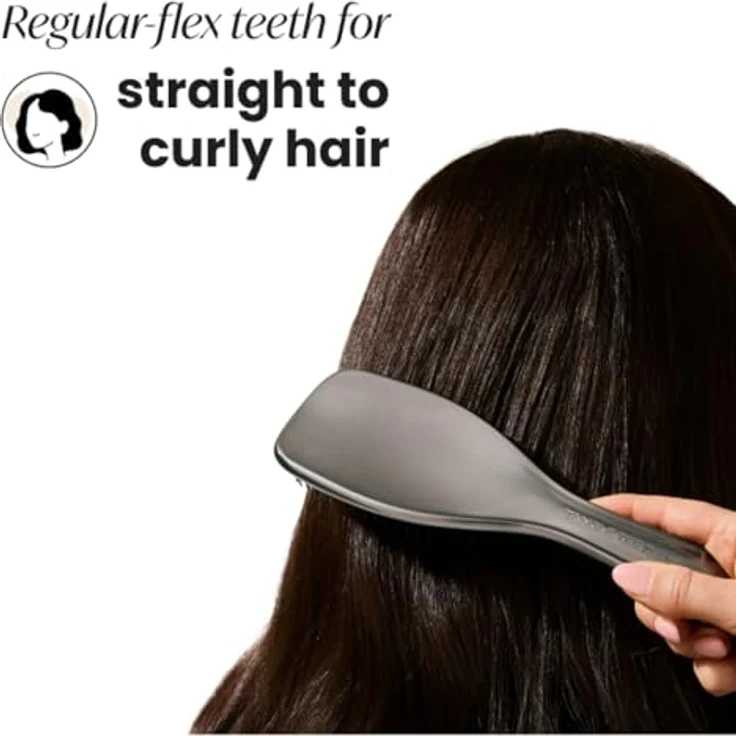 Tangle Teezer Ultimate Detangler Wet Bürste, Chrome Midnight Silver, für nasses und trockenes Haar, schmerzfreies Entwirren – Bild 2