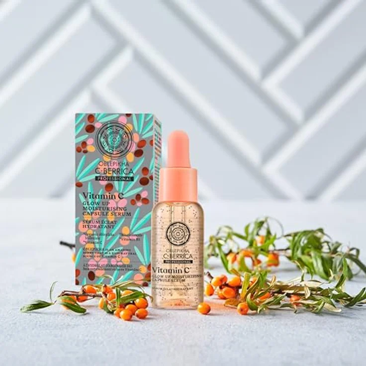 Natura Siberica Oblepikha C-Berrica Vitamin-C Gesichtsserum 30ml, antioxidativ und feuchtigkeitsspendend – Bild 5