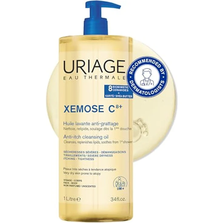 Uriage Xemose Huile Nettoyante 1000 ml mit einer pflegenden Wirkung – Bild 2