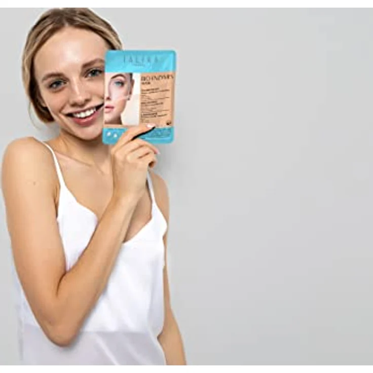 Talika Bio Enzymes Mask Brightening Tuchmaske für Strahlende Haut 20 g, für Damen und Herren – Bild 4