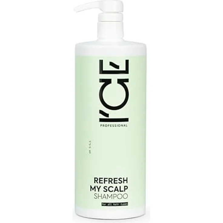 Natura Siberica ICE Professional Refresh My Scalp Shampoo, 1000 ml, ohne SLS und Parabene, für optimale Farbvorbereitung