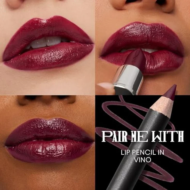MAC Cosmetics Macximal Sleek Satin Lipstick 819 REBEL 3,5 g, Violette Pflaume – Bild 3
