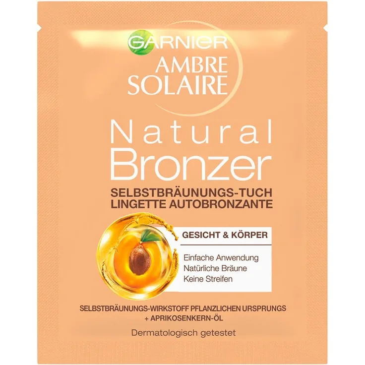 Garnier Ambre Solaire Natural Gesichts-Selbstbräunungstuch Selbstbräuner 