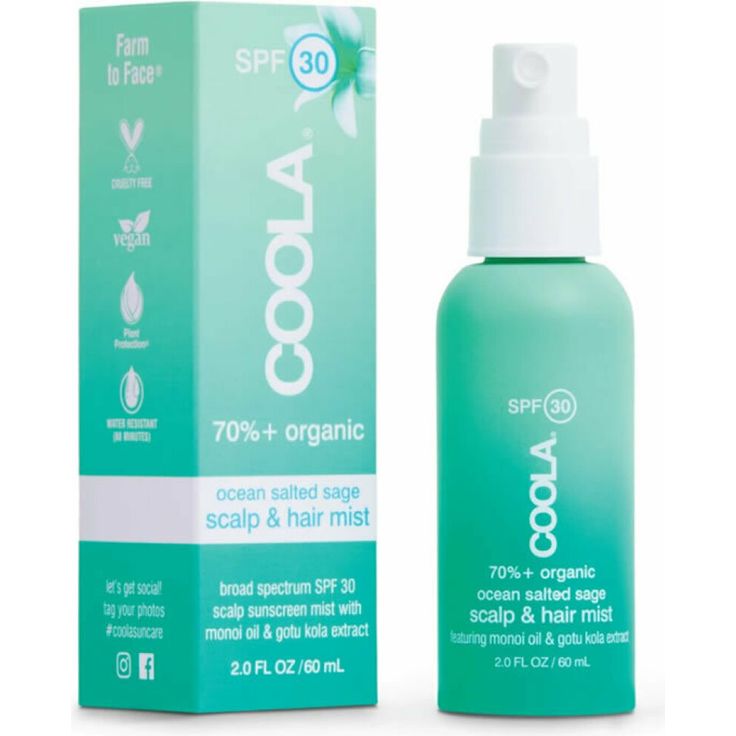 Coola Classic Classic SPF 30 Organic Scalp & Hair Mist Sonnencreme 59 ml