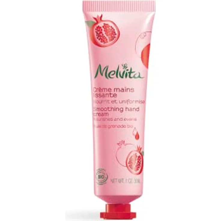 Melvita – Glättende Handcreme – Nährt und schützt – 99% natürlich – Bio-zertifiziert – Vegane Formel – Für reife Hände – Tube 30 ml