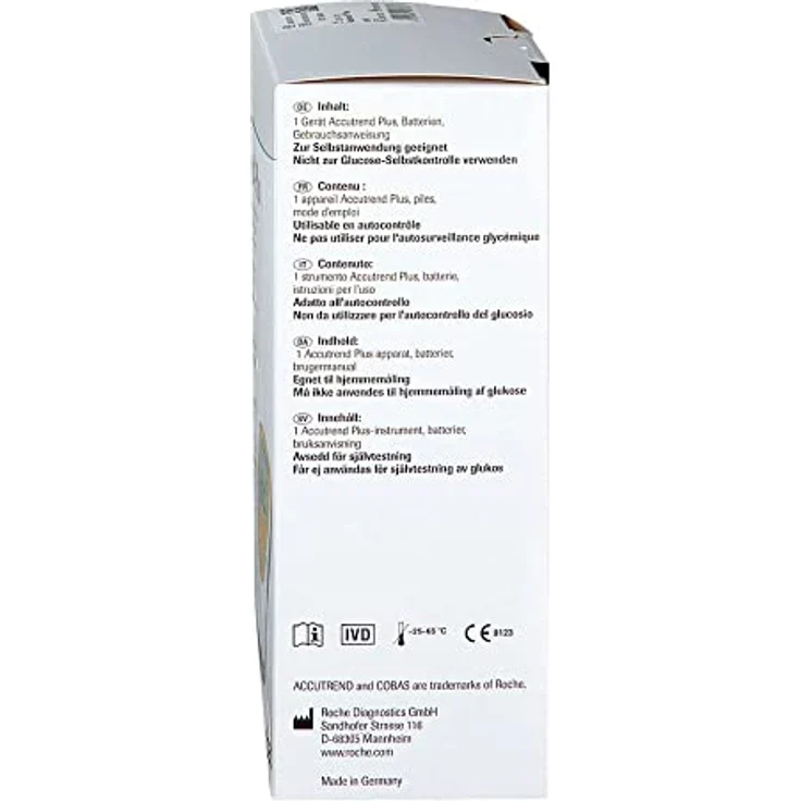 Roche Accutrend Plus, Blutanalysegerät für Cholesterin, Triglyzeride und Laktat, mg/dl, 1 Stück – Bild 5