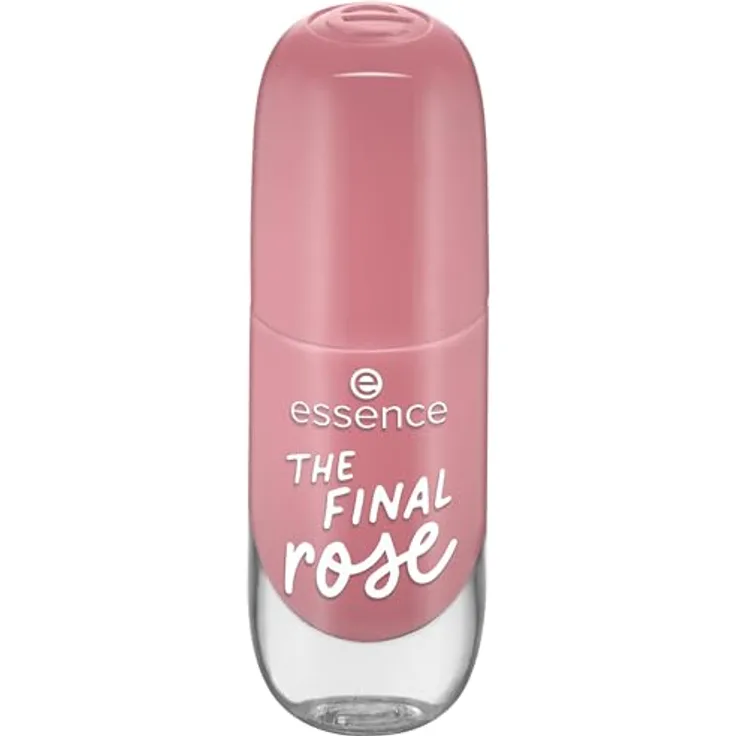 essence cosmetics gel nail colour, Gellack, Nagellack, Nr. 08 THE FINAL rose, nude, Expressergebnis, langanhaltend, farbintensiv, gelig, glänzend, ohne Aceton, vegan, Mikroplastik Partikel frei (8ml)