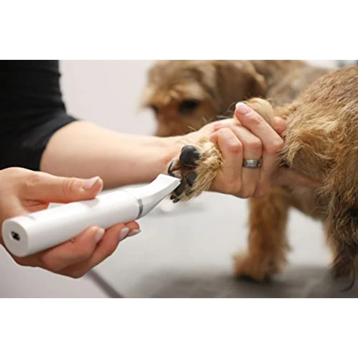 Kerbl Akku-Multitrimmer 4in1 für Hunde, Katzen und Kleintiere, 600 mAh, inkl. Schleifsteinaufsatz und Keramikklingen – Bild 7