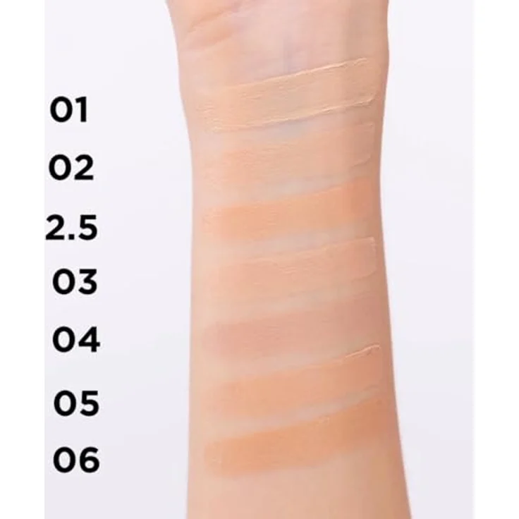 Eveline Cosmetics Liquid Camouflage, Wasserdichter Concealer mit Hyaluronsäure, Farbton 04, 7ml – Bild 2