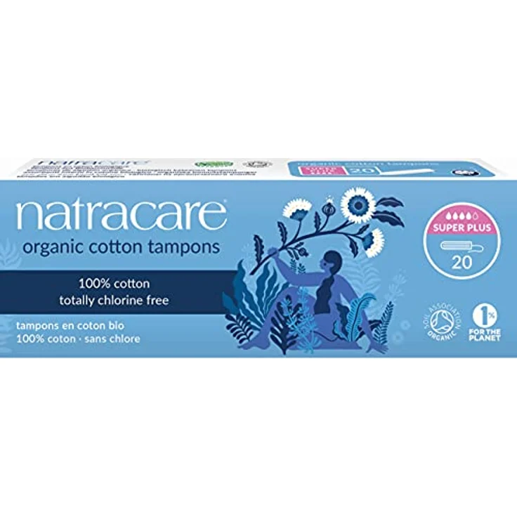 Natracare Organic Non Applicator Tampons Super Plus 20 Per Pack – Bild 1