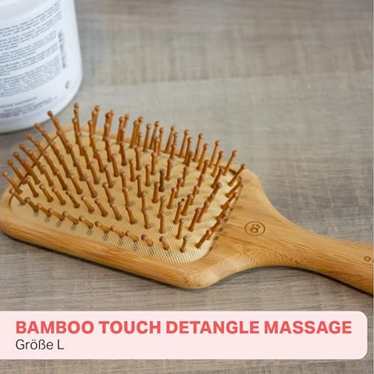 Olivia garden Healthy Hair Bambus Paddle 9-Reihig Hh-4 Massagebürste – Bild 2