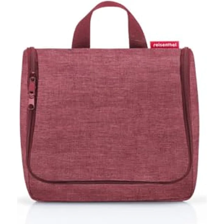 REISENTHEL® toiletbag twist, Kosmetiktasche in maroon mit Haken zum Aufhängen, wasserabweisend, 3L Volumen – Bild 1