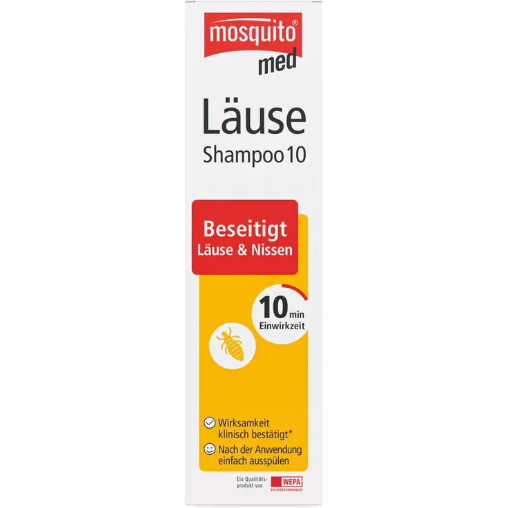 wepa mosquito med Läuse-Shampoo, rezeptfreies 100 ml Shampoo gegen Läuse