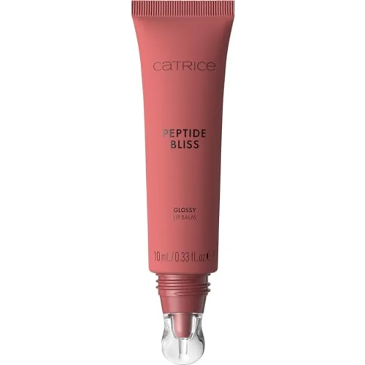 Catrice Peptide Bliss Glossy Lip Balm, Lipgloss Nr. 020, feuchtigkeitsspendend, pflegend, vegan, pink, 10ml
