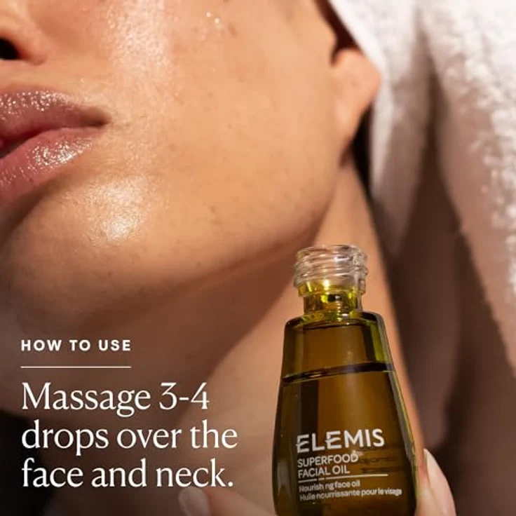 Elemis Gesichtspflege Superfood Facial Oil 15 ml Tagespflege, für Damen und Herren – Bild 5
