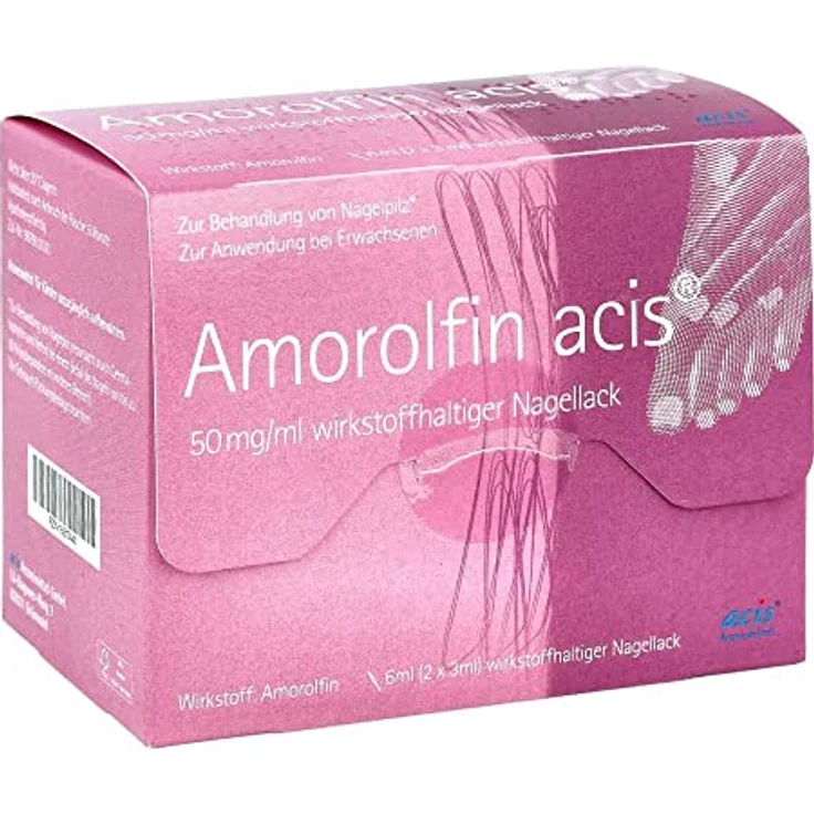 AMOROLFIN acis 50 mg/ml wirkstoffhalt.Nagellack 6 ml – Bild 1