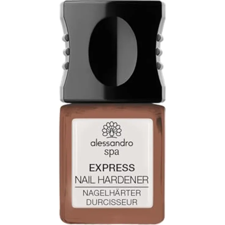 alessandro EXPRESS NAGELHÄRTER CHESTNUT - 2in1 Nagellack & Nagelhärter - 10ml