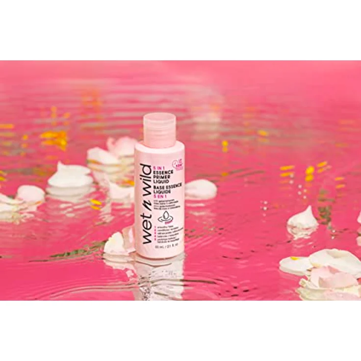 Wet n Wild 5-in-1 Essence, flüssiger Make-up Primer, 65 ml, vegan, glättet die Haut, erhöht den Halt des Make-ups – Bild 4