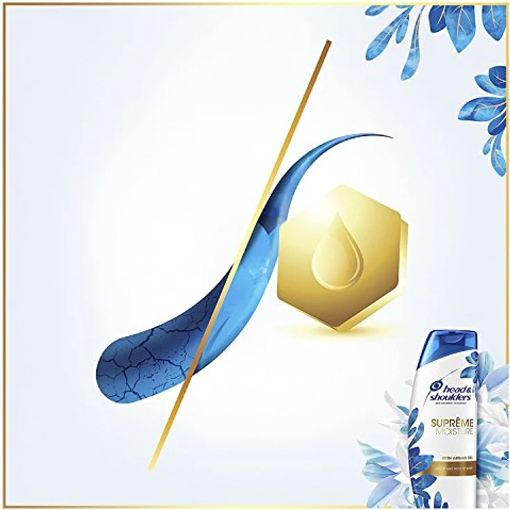 Head & Shoulders Anti-Schuppen Supreme Feuchtigkeit Shampoo 400 ml – Bild 3