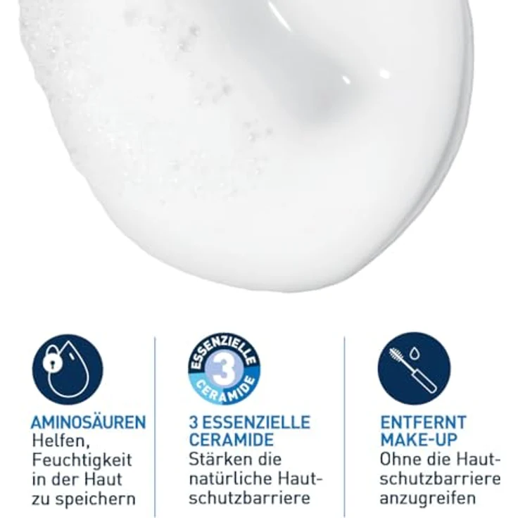CeraVe Facial Cleansers Hydrating Cream-to-Foam Schäumende Reinigungscreme 236 ml für Frauen – Bild 2