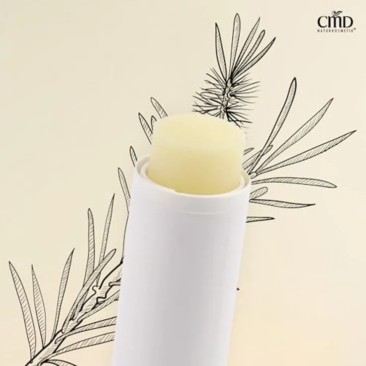 CMD Naturkosmetik Teebaumöl Lippenpflege mit Bio-Sheabutter, 4,50 g - Schutz bei Wind & Wetter, auch bei Lippenbläschen geeignet – Bild 4