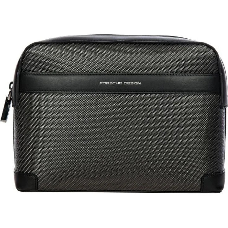 Porsche Design Carbon Kulturbeutel, 25 cm, 100% Carbon, schwarz