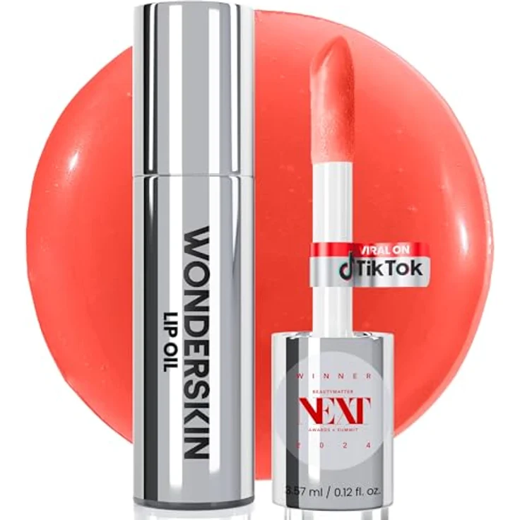 Wonderskin Lip Rehab Serum Oil - Flirt - Intensiv feuchtigkeitsspendendes Lippenöl mit nicht klebendendem Glanz, 3.57 ml – Bild 2