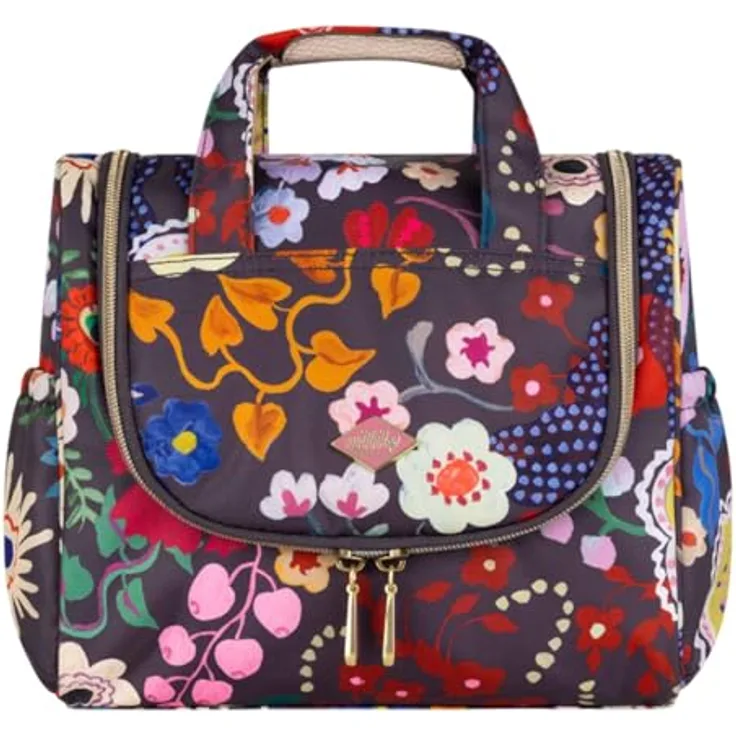 Oilily Kosmetiktasche Cathy Travel Kit mit Haken, Großer Stauraum, Robustes Material, Bunt