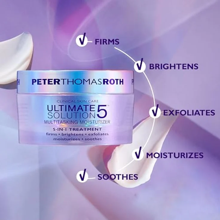 Peter Thomas Roth Ultimate Solution 5 Multitasking Moisturizer, reichhaltige feuchtigkeitsspendende Gesichtscreme für tagsüber und nachts, 50 ml – Bild 4