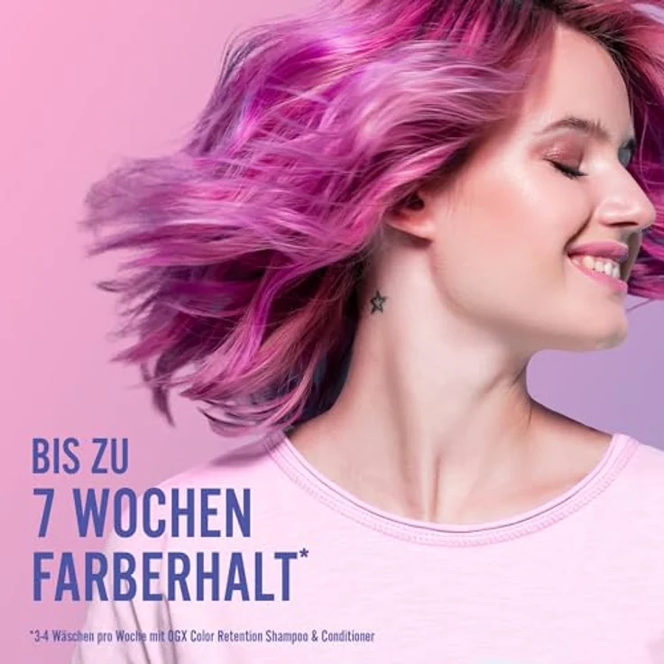 OGX Colour Care Colour Retention Conditioner (385 ml), feuchtigkeitsspendende Haarpflege Haarspülung mit Bonding-Plex-Technologie für coloriertes Haar – Bild 3