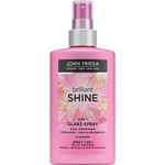John Frieda Brilliant Shine 3-in-1 Glanz Spray - Inhalt: 150 ml - Glanz, Entwirrung und Hitzeschutz - Ohne zu beschweren - Silikonfrei