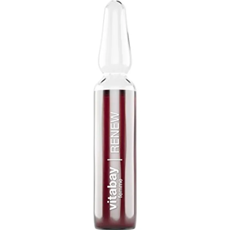 Vitabay Renew Serum 14 x 2 ml • Gegen Falten, zur Zellerneuerung • Mit AHA, Drachenblut, Aloe Vera