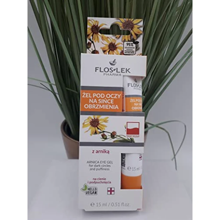 Floslek Arnika Gel, Augengel gegen Schwellungen und Augenringe, 15ml – Bild 2