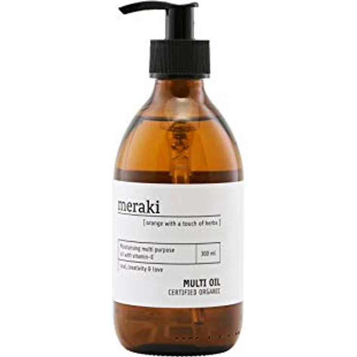 Meraki Bodylotion Multi-Öl, zertifiziertes Bio-Körperöl mit Oliven-, Sesam- und Rapsöl, 300 ml – Bild 4