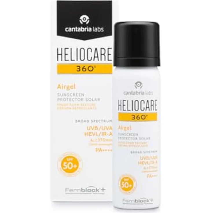 Heliocare 360° Airgel SPF50 Schaumiger Sonnenschutz fürs Gesicht 60 ml – Bild 2