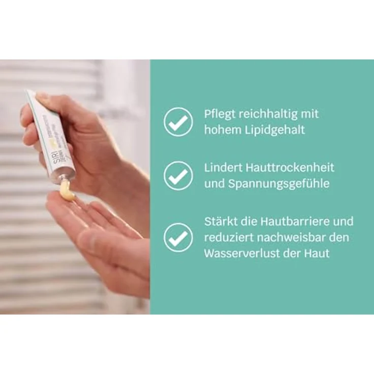 SIRIDERMA LIPID Intensivcreme | Creme für sehr trockene und schuppige Haut bei Neurodermitis und Psoriasis (ohne Parfum, 150 ml) – Bild 2