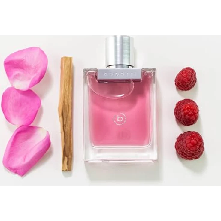 bugatti Parfüm Damen bella donna ROSA edP 60ml - floral-fruchtiges Damen Parfüm mit eleganter Kombination aus Zitrone, Himbeere, Rosenblättern & Moschus - feminin & warm – Bild 3