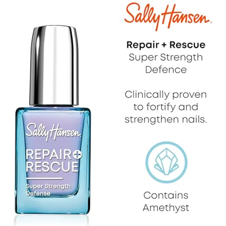 Sally Hansen Repair + Rescue Super Strength Defense Strengthener - 13,3 ml, Nagelpflege für gesunde und bruchfeste Nägel – Bild 3
