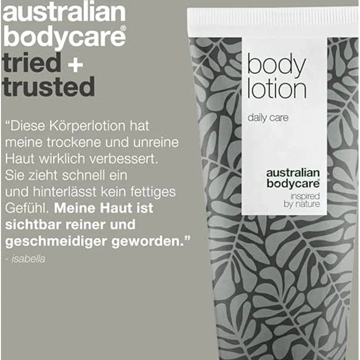 Körperlotion für Damen & Herren 200 ml | Teebaumöl Body + Lemon Myrtle Lotion für trockene Haut | Tägliche Pflege Lindert Pickel, Scherpilzflechte, Pilze, Jock Itch, Akne und Körpergeruch – Bild 5