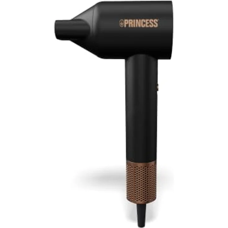 Princess Hair Dryer Pro, Haartrockner mit BLDC-Motor 1600 W, 110.000 U/min Luftstrom, 4 Heizstufen, 2 Geschwindigkeiten und magnetischer Stylingdüse – Bild 5